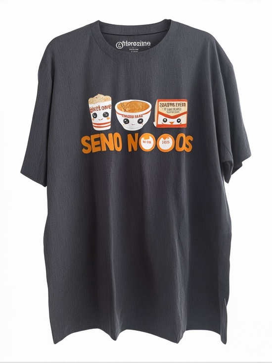 Maruchan Tops - Authentic Maruchan "Send Noods" Unisex Graphic Tee – Charcoal Heather Size XL